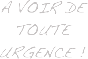 A voir de toute urgence !